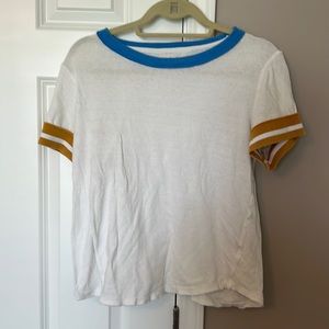 We the Free “let’s do this” ringer tee size L, good condition